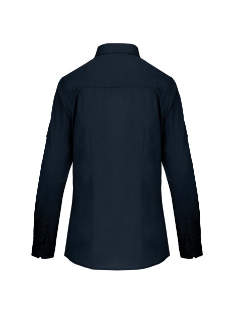 KARIBAN Chemise safari manches longues femme /api/colors/b68891a9-1d28-4f7a-8deb-775c45027afd personnalisable