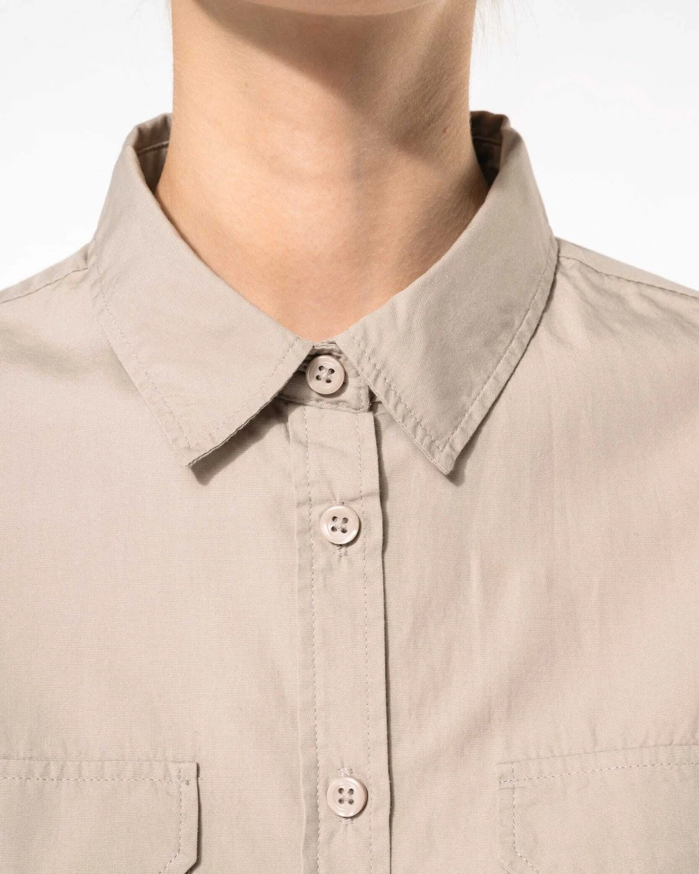 Chemises personnalisable KARIBAN Chemise safari manches longues femme