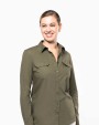 Chemises personnalisable KARIBAN Chemise safari manches longues femme