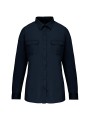 KARIBAN Chemise safari manches longues femme /api/colors/b68891a9-1d28-4f7a-8deb-775c45027afd personnalisable