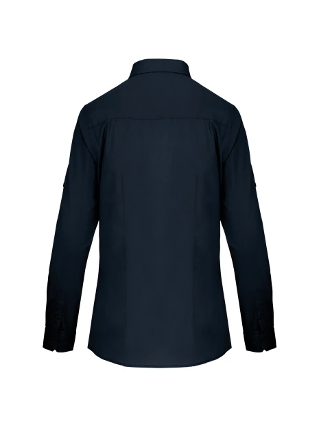 KARIBAN Chemise safari manches longues femme /api/colors/b68891a9-1d28-4f7a-8deb-775c45027afd personnalisable