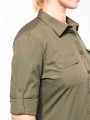 Chemises à personnaliser KARIBAN Chemise safari manches longues femme 