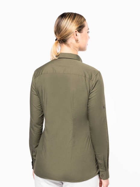 Chemises à personnaliser KARIBAN Chemise safari manches longues femme 