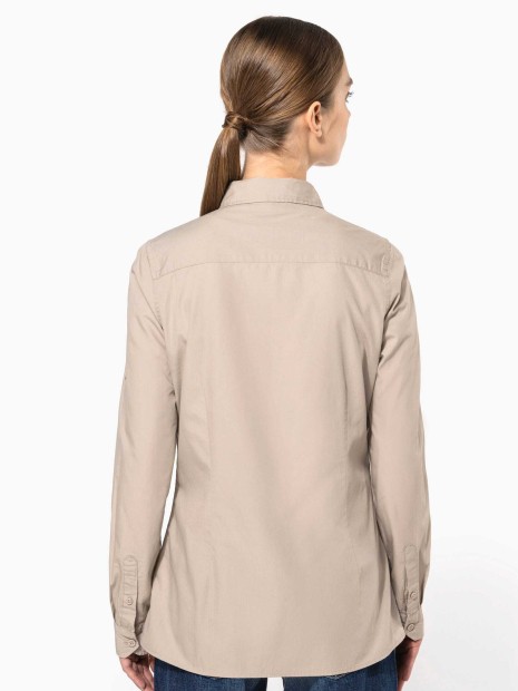 Chemises à personnaliser KARIBAN Chemise safari manches longues femme 