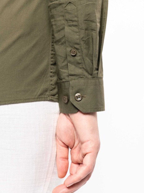 Chemises à personnaliser KARIBAN Chemise safari manches longues femme 