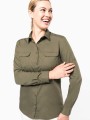 Chemises à personnaliser KARIBAN Chemise safari manches longues femme 