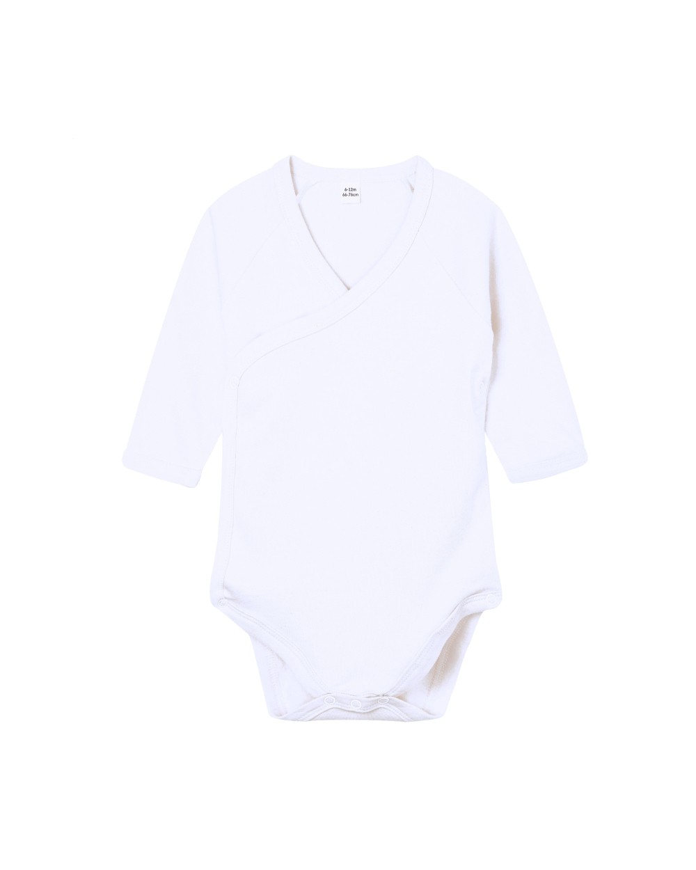 T-shirts BABYBUGZ BABY LONG SLEEVE KIMONO BODYSUIT voor bedrukking &amp; borduring