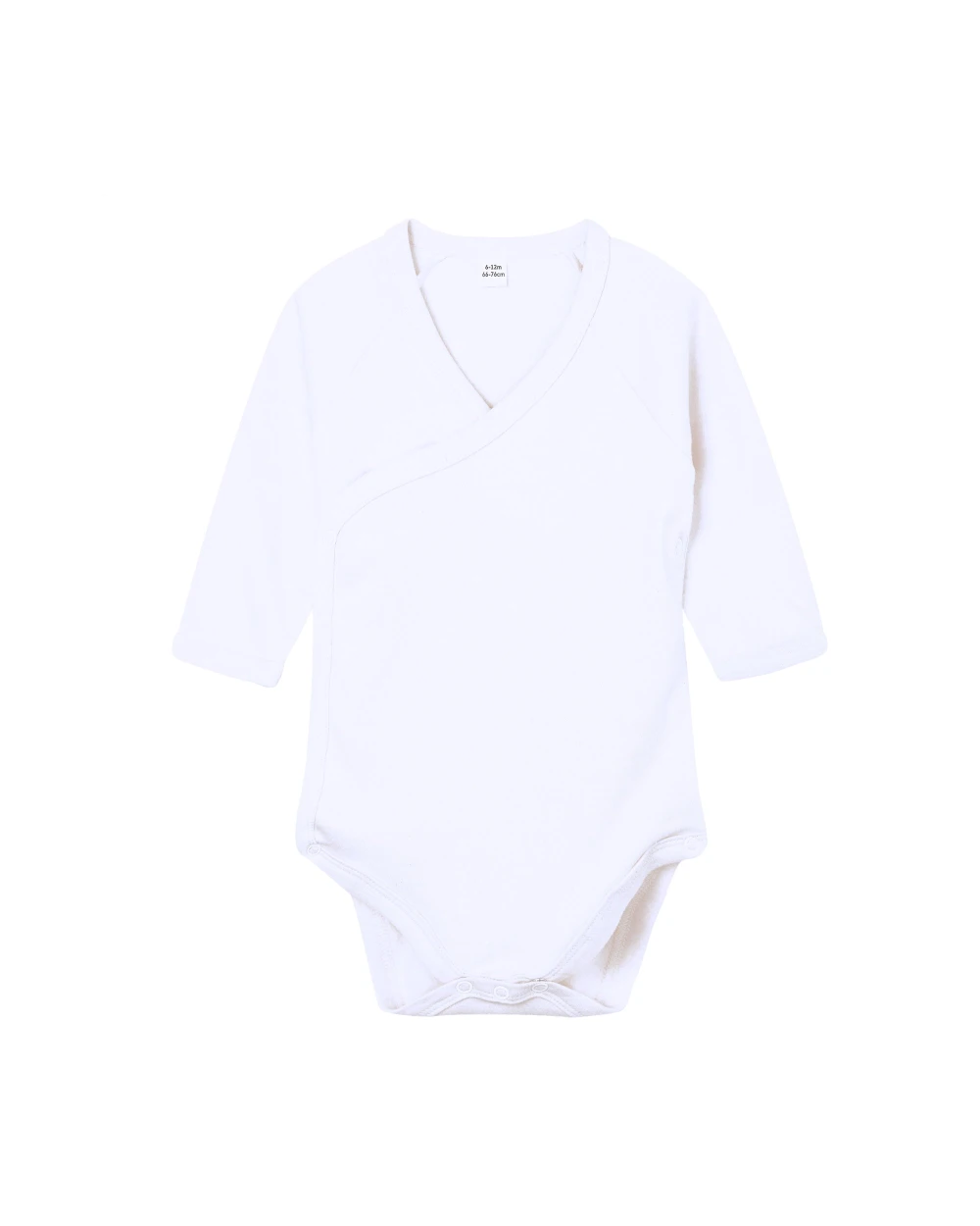 T-shirts BABYBUGZ BABY LONG SLEEVE KIMONO BODYSUIT voor bedrukking &amp; borduring