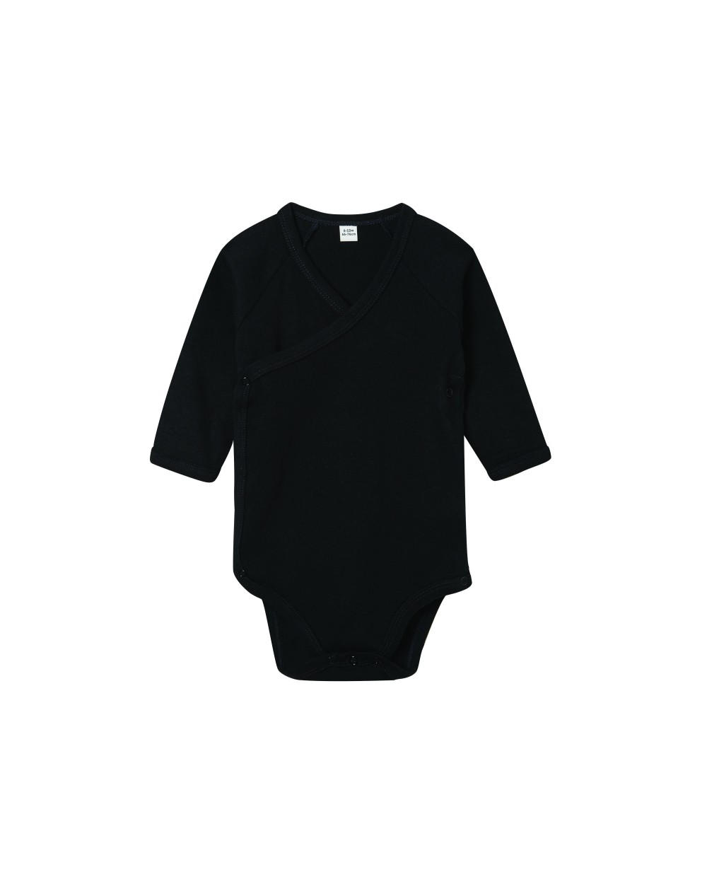BABYBUGZ BABY LONG SLEEVE KIMONO BODYSUIT T-Shirts personalisierbar