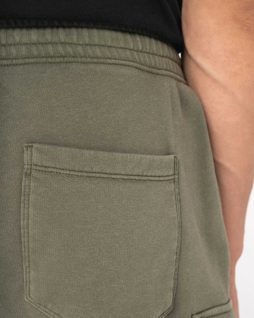 Bermuda's & Shorts NATIVE SPIRIT Duurzame verwassen herencargoshort van French Terry voor bedrukking &amp; borduring