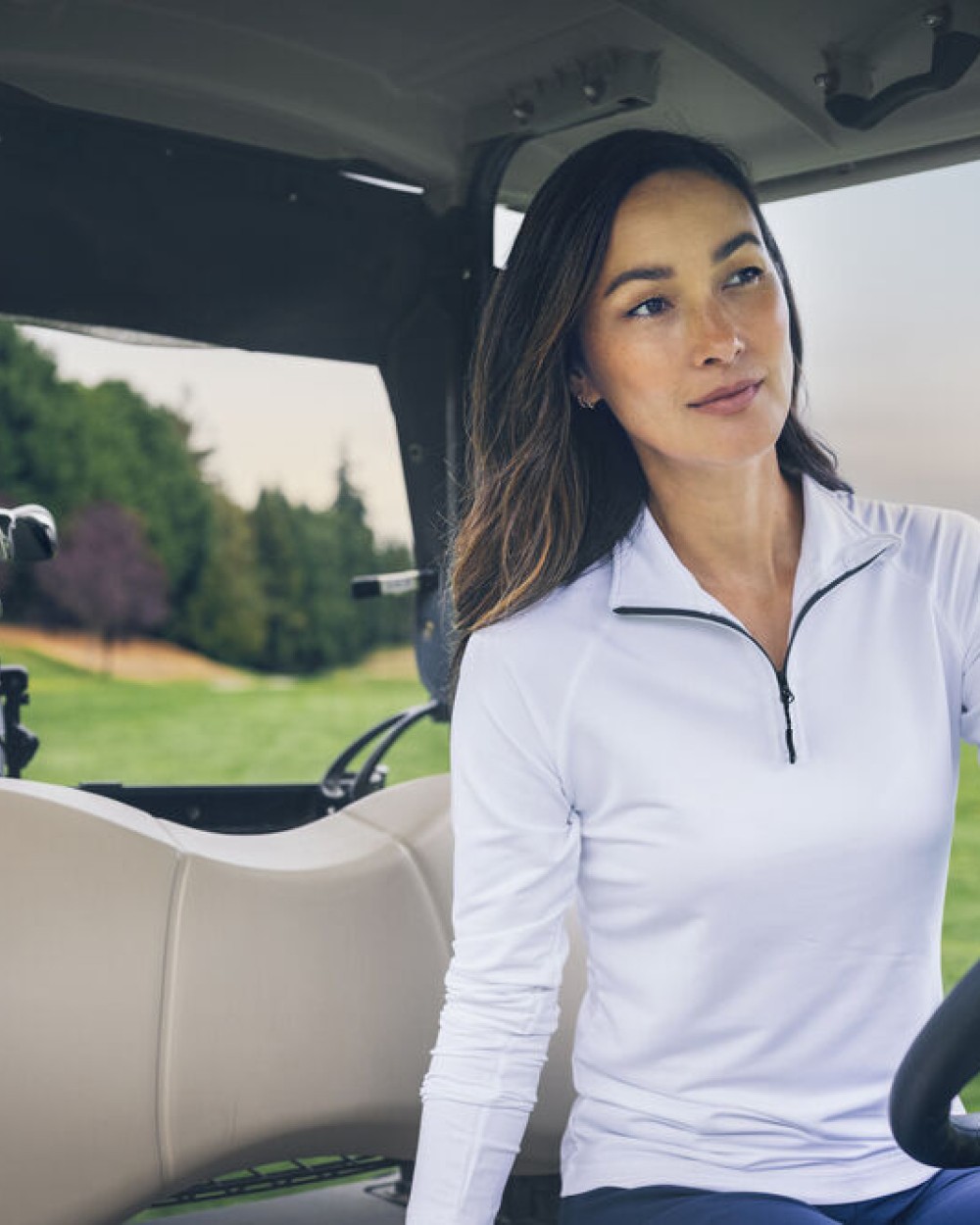 Sweat-shirts personnalisable CUTTER & BUCK Coos Bay Half Zip ladies