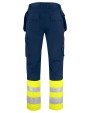 Broeken PROJOB 6534 SIGNALISATIEBROEK MET KNIEZAKKEN EN SPIJKERZAKKEN EN ISO 20471 KLASSE 1 voor bedrukking &amp; borduring