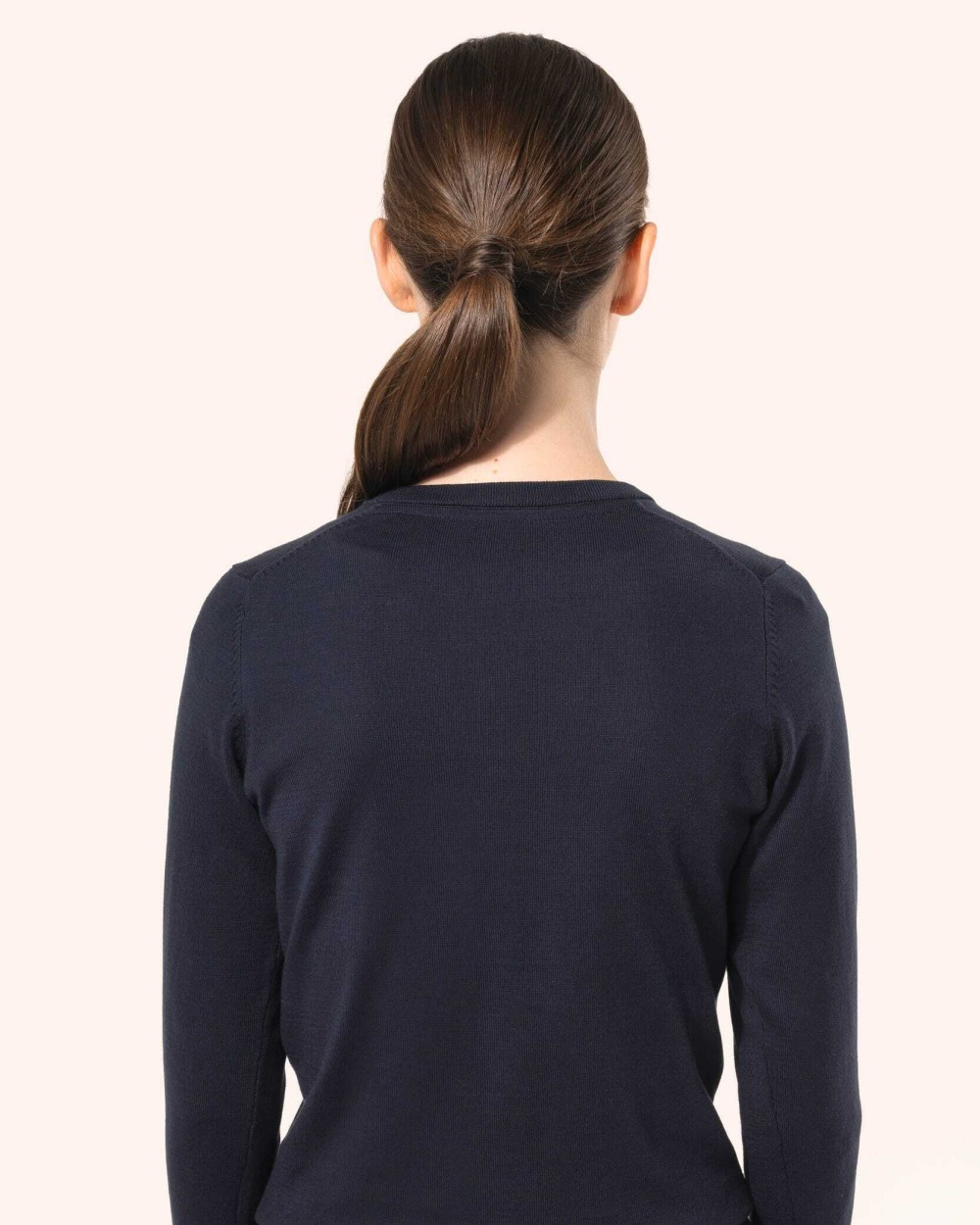 KARIBAN Damen Supima® Cardigan Pullovers personalisierbar