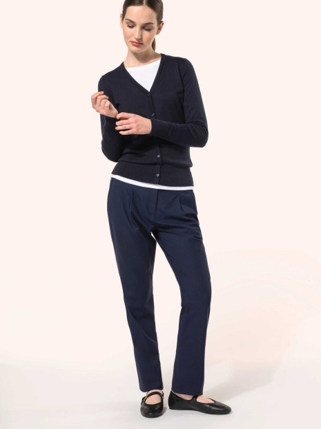 Pulls à personnaliser KARIBAN Cardigan Supima® femme 