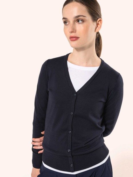 Pulls à personnaliser KARIBAN Cardigan Supima® femme 