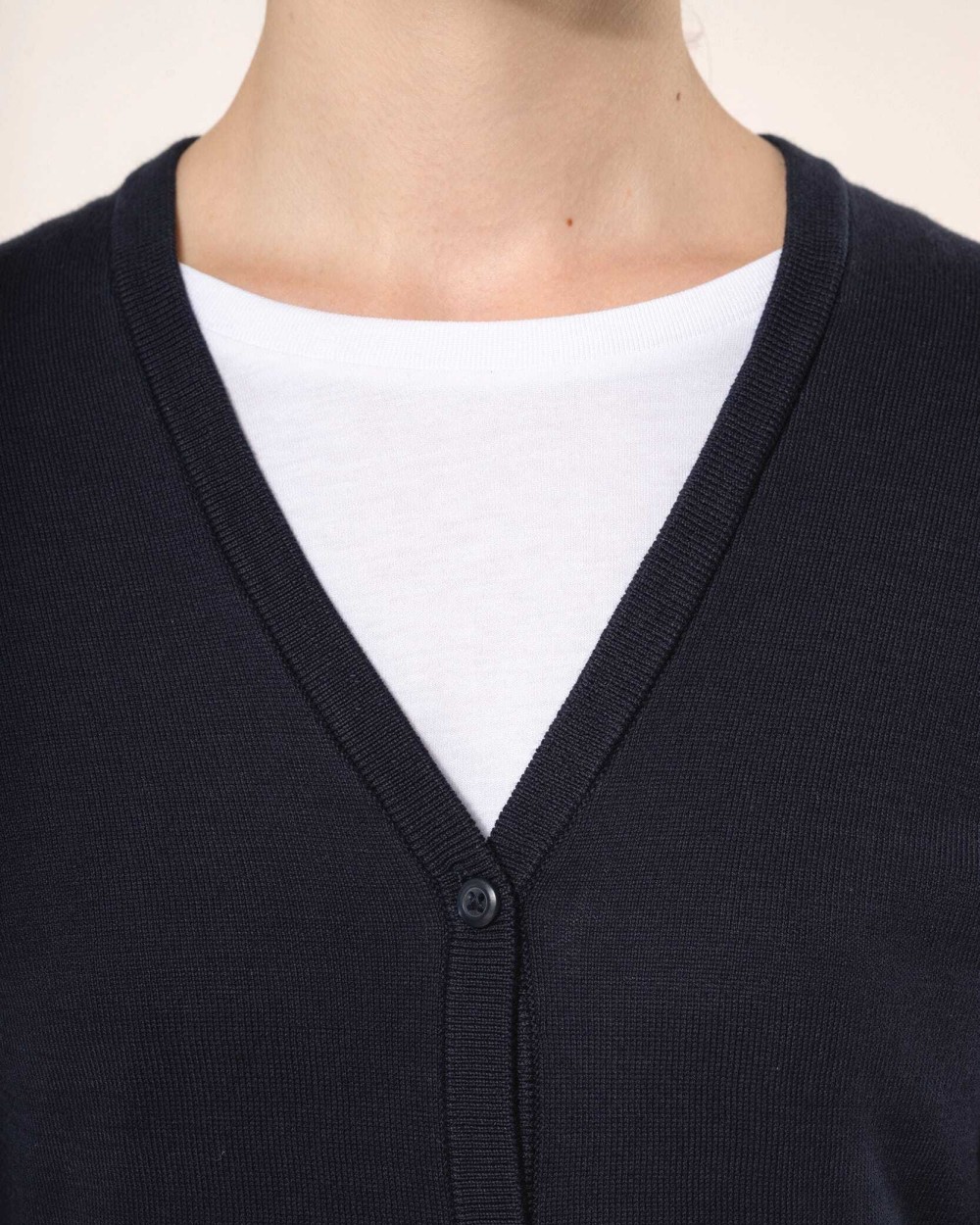 Pulls personnalisable KARIBAN Cardigan Supima® femme