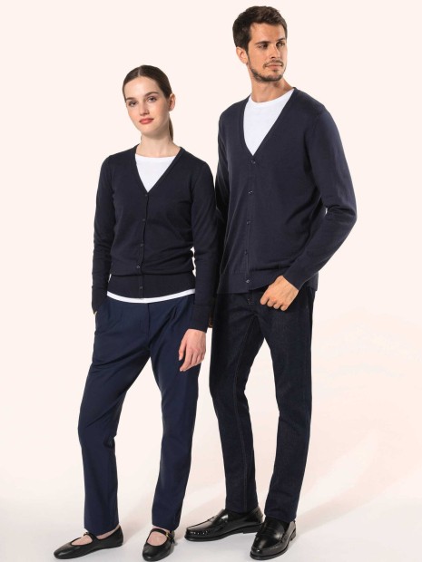 Pulls à personnaliser KARIBAN Cardigan Supima® femme 