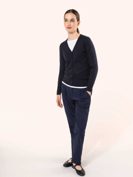 Pulls à personnaliser KARIBAN Cardigan Supima® femme 