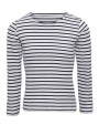 T-Shirts personnalisable ASQUITH & FOX Women´s Marinière Coastal Long Sleeve Tee