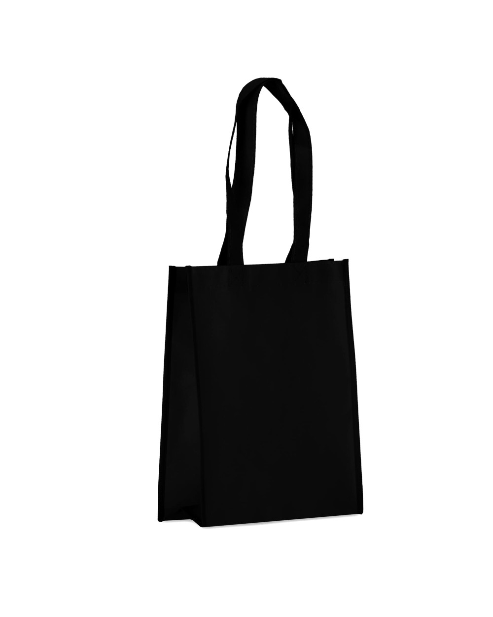 Tassen & Zakken 4DO R-PET Draagtas gelamineerd non-woven 24 x 11 x 30cm 105g/m² voor bedrukking &amp; borduring