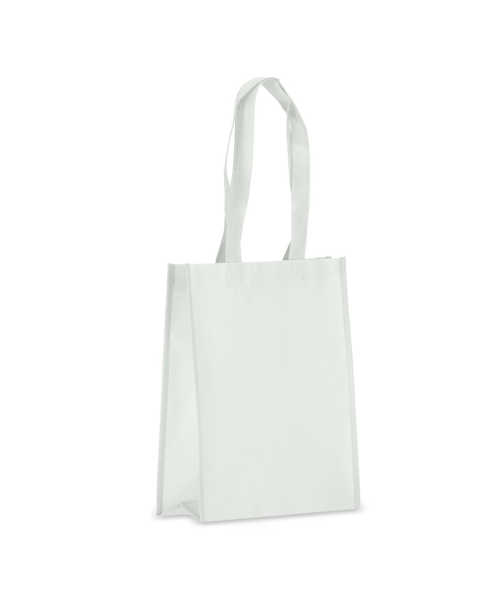 Tassen & Zakken 4DO R-PET Draagtas gelamineerd non-woven 24 x 11 x 30cm 105g/m² voor bedrukking &amp; borduring