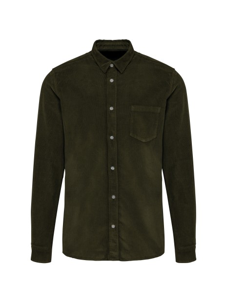 KARIBAN Chemise manches longues en velours homme /api/colors/c22adc68-2a19-4976-88a2-72e8e76981b8 personnalisable
