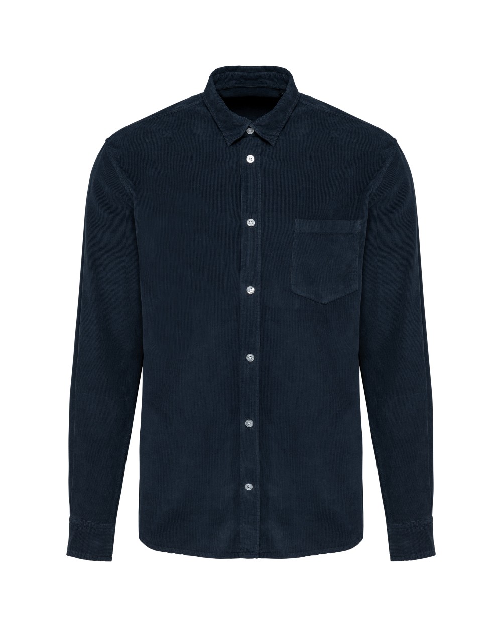 Chemises personnalisable KARIBAN Chemise manches longues en velours homme