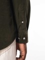 Chemises à personnaliser KARIBAN Chemise manches longues en velours homme 