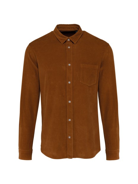 KARIBAN Chemise manches longues en velours homme /api/colors/44dca642-c706-4a83-bc3d-825f3ab70cbf personnalisable