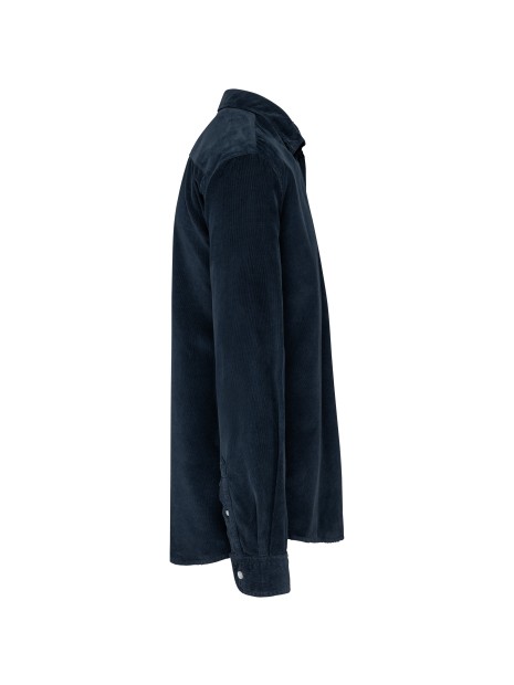 KARIBAN Chemise manches longues en velours homme /api/colors/99f96de6-a956-4036-bc20-18004a4493d8 personnalisable