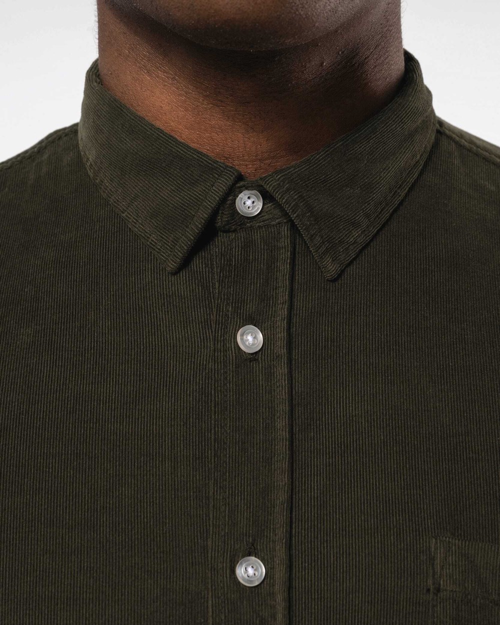 Chemises personnalisable KARIBAN Chemise manches longues en velours homme