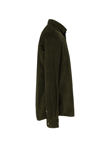 KARIBAN Chemise manches longues en velours homme /api/colors/c22adc68-2a19-4976-88a2-72e8e76981b8 personnalisable