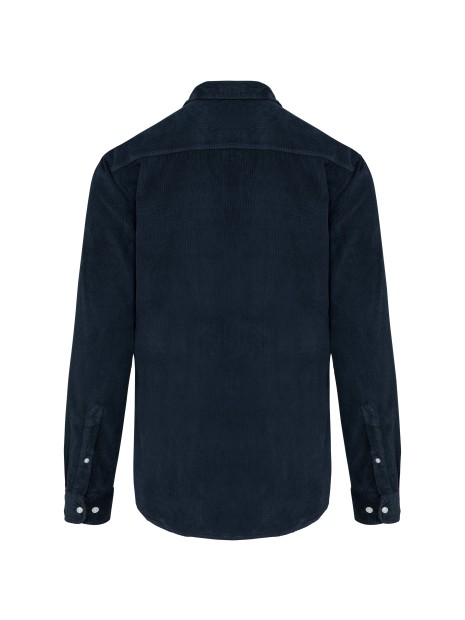 KARIBAN Chemise manches longues en velours homme /api/colors/99f96de6-a956-4036-bc20-18004a4493d8 personnalisable