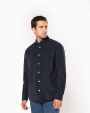 Chemises personnalisable KARIBAN Chemise manches longues en velours homme