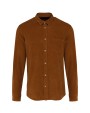 Chemises personnalisable KARIBAN Chemise manches longues en velours homme