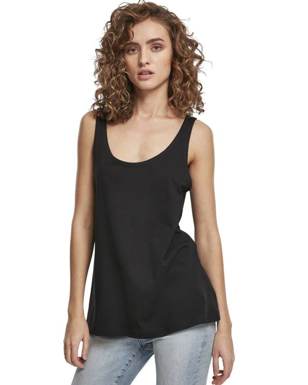 T-shirts BUILD YOUR BRAND Ladies` Tanktop voor bedrukking &amp; borduring
