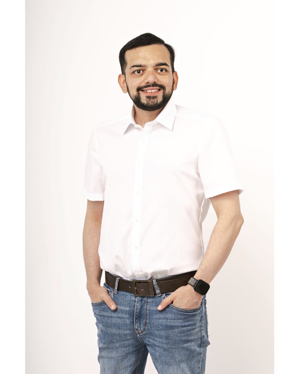 Chemises personnalisable MARVELIS Men´s Shirt Body Fit Short Sleeve
