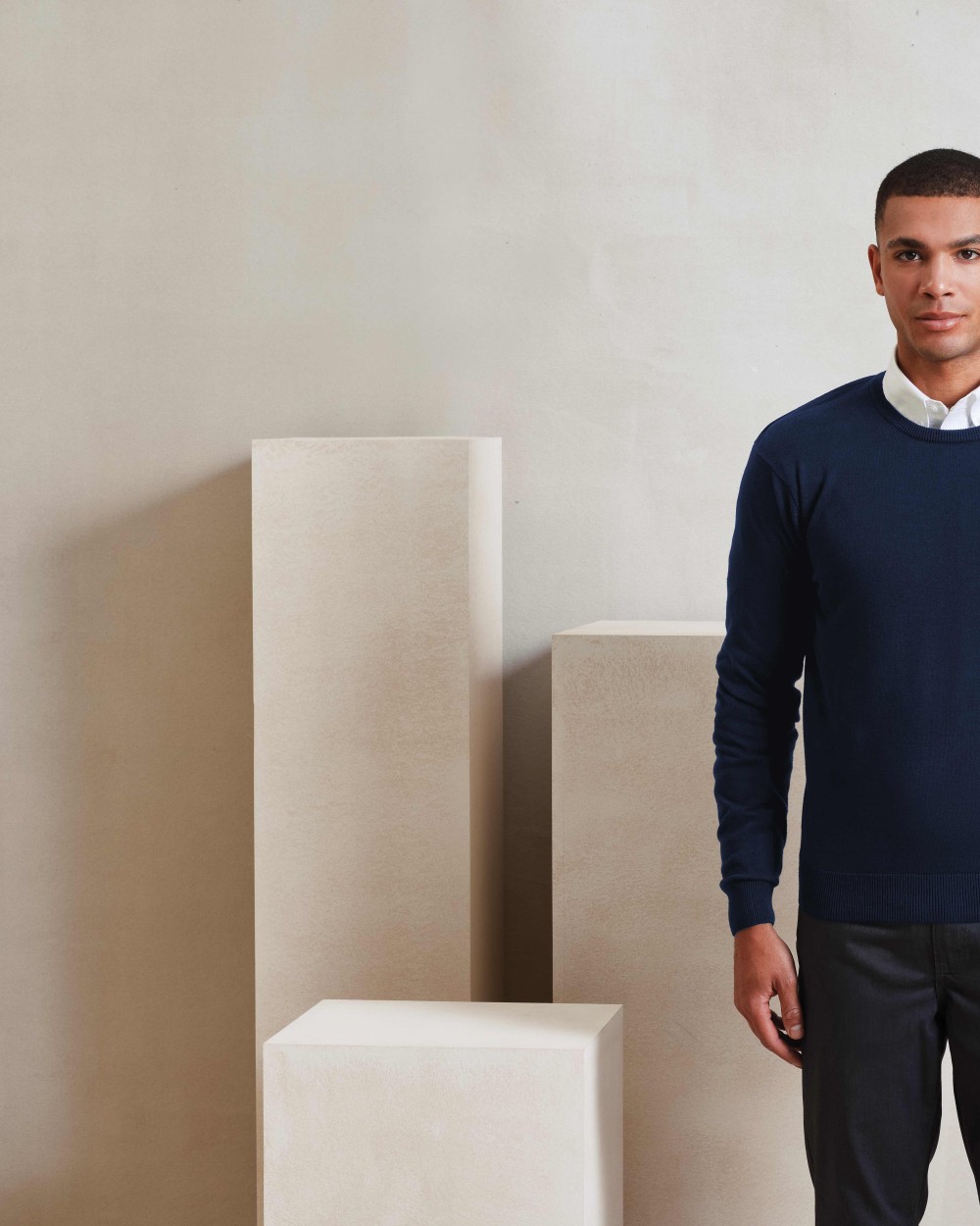 Sweat-shirts personnalisable PREMIER Pull ras-du-cou en coton majoritaire pour homme