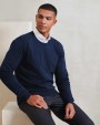 PREMIER Crew neck cotton-rich knitted sweater Sweatshirts personalisierbar