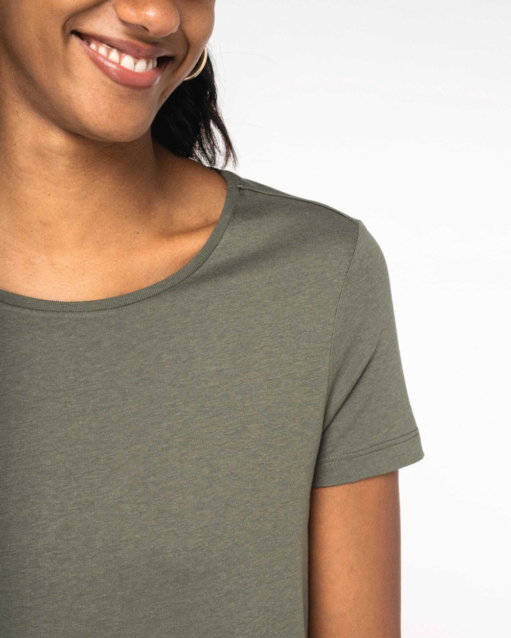 T-shirts NATIVE SPIRIT Modal dames t-shirt voor bedrukking &amp; borduring