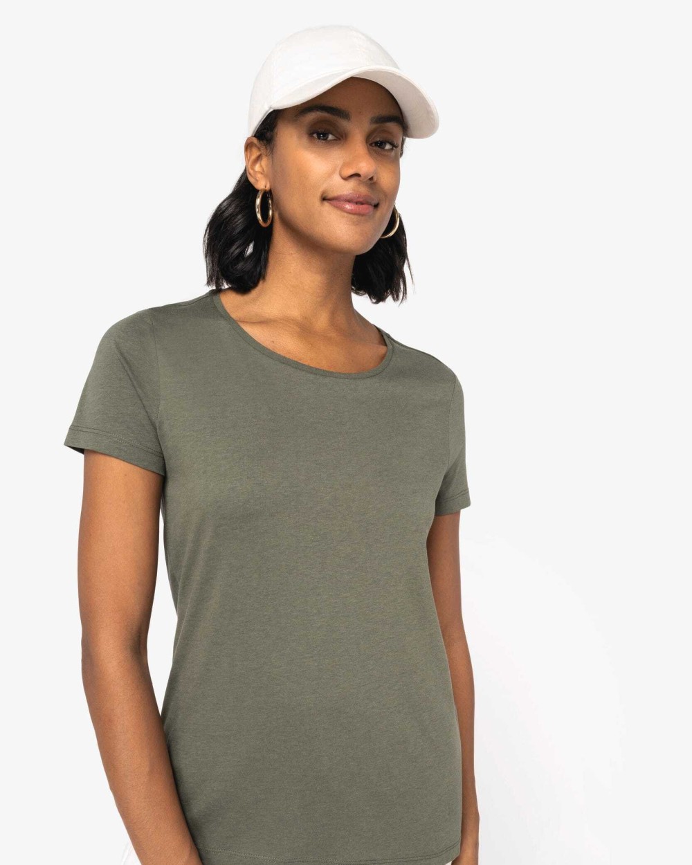 T-shirts NATIVE SPIRIT Modal dames t-shirt voor bedrukking &amp; borduring