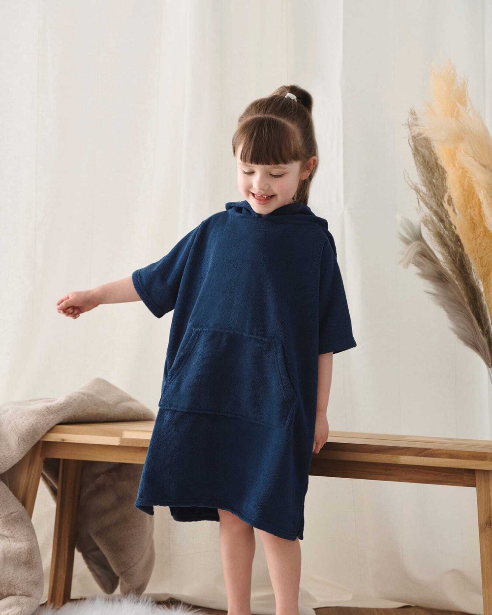 Benodigdheden TOWEL-CITY Badstof kinderponcho voor bedrukking &amp; borduring
