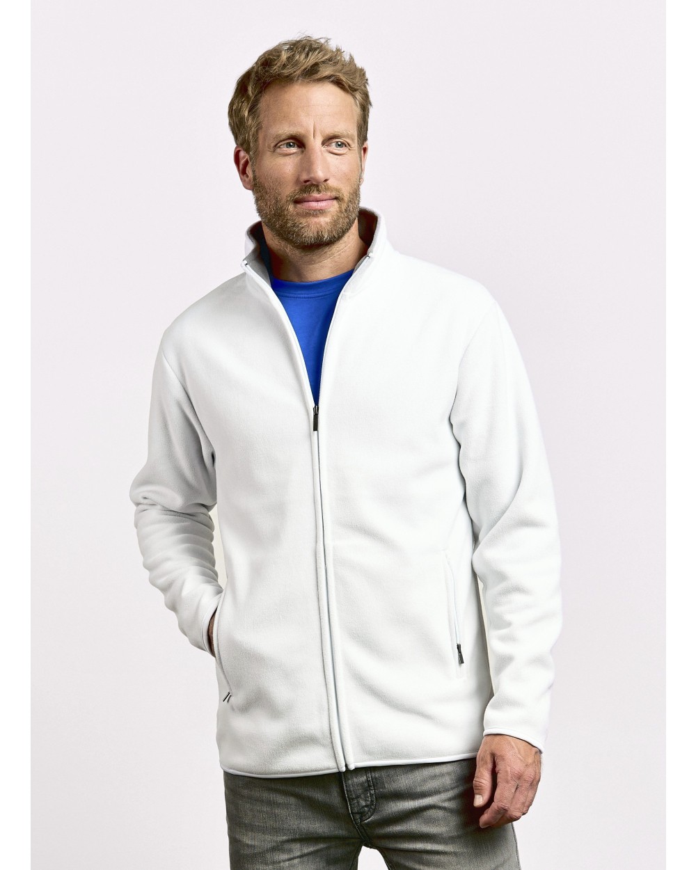 PROMODORO Men´s Double Fleece Jacket Polar Fleeces personalisierbar