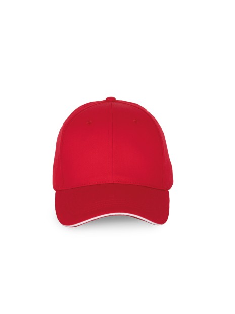 K-UP Casquette avec sandwich contrasté - 6 panneaux /api/colors/b7356eda-6c72-4d03-829c-6a61c9e04b1f personnalisable