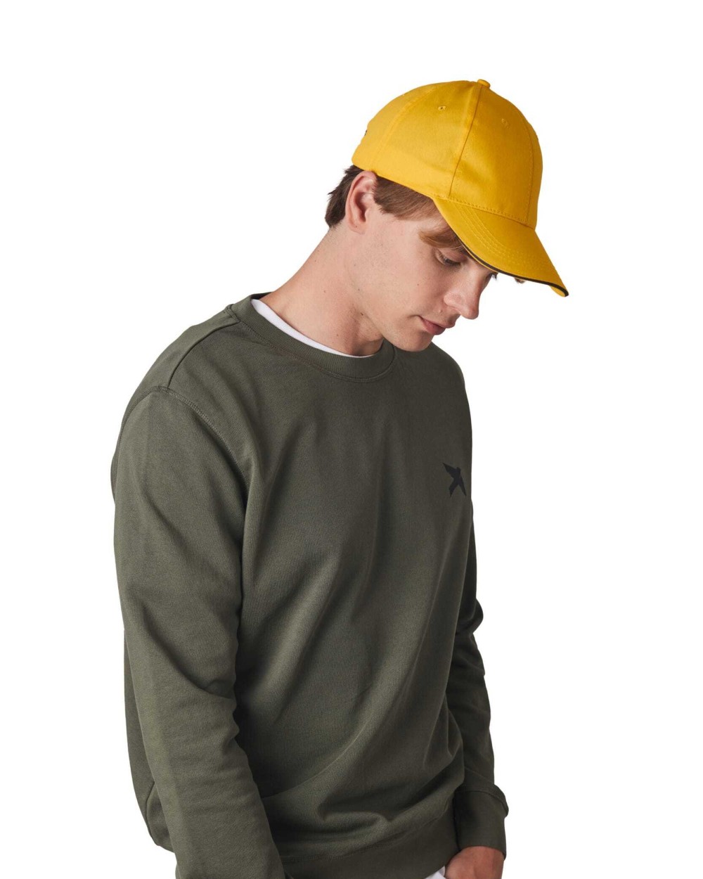 K-UP 6-Panel-Kappe mit Kontrast-Sandwichschirm Kappen personalisierbar