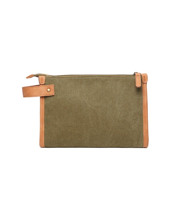 VINGA VINGA Bosler Kulturbeutel aus GRS recyceltem Canvas Taschen personalisierbar