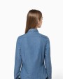 Hemden KARIBAN Damesblouse Denim voor bedrukking &amp; borduring