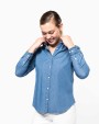 Hemden KARIBAN Damesblouse Denim voor bedrukking &amp; borduring