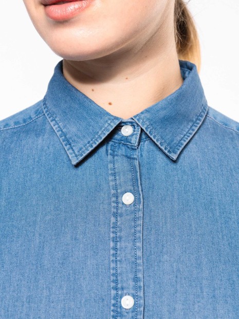 Chemises à personnaliser KARIBAN Chemise denim femme 