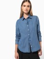 Chemises à personnaliser KARIBAN Chemise denim femme 